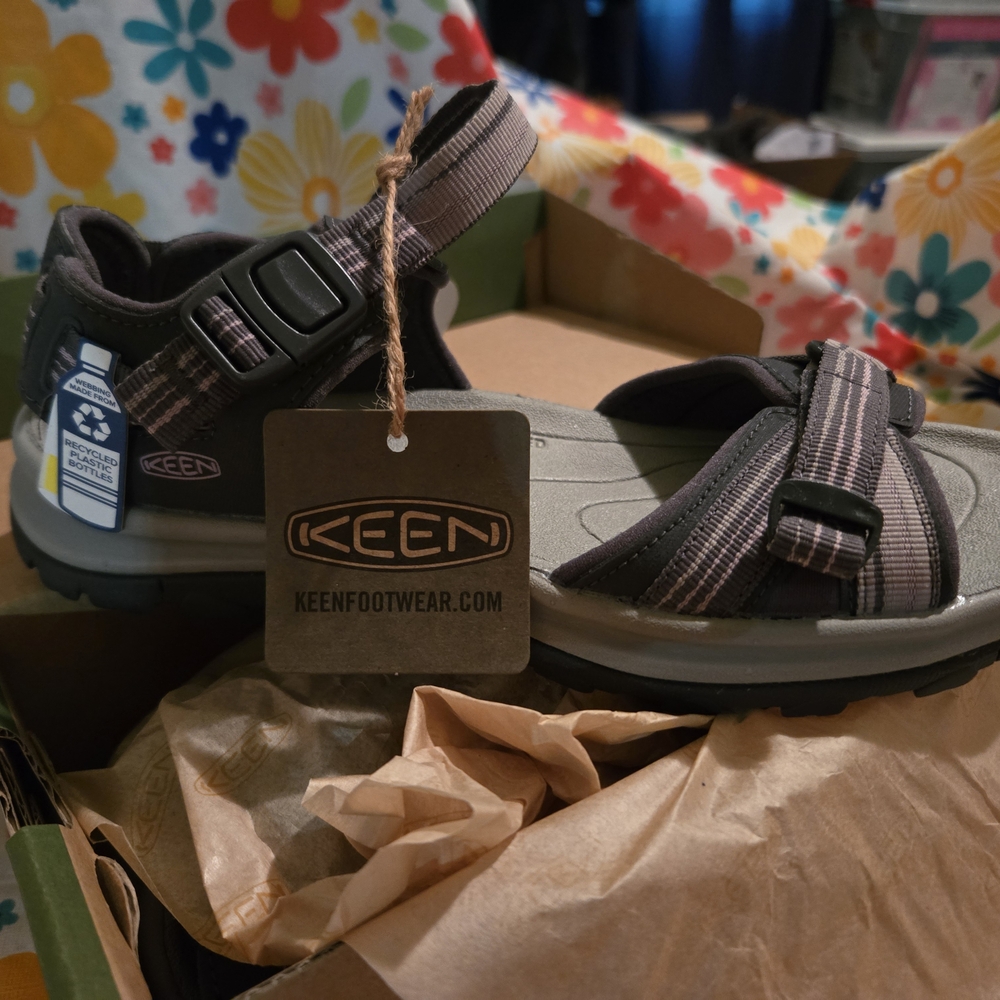 Keen Purple and Gray Sandals with Protective Toe Cap